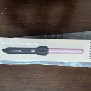 Rose gold curling wand